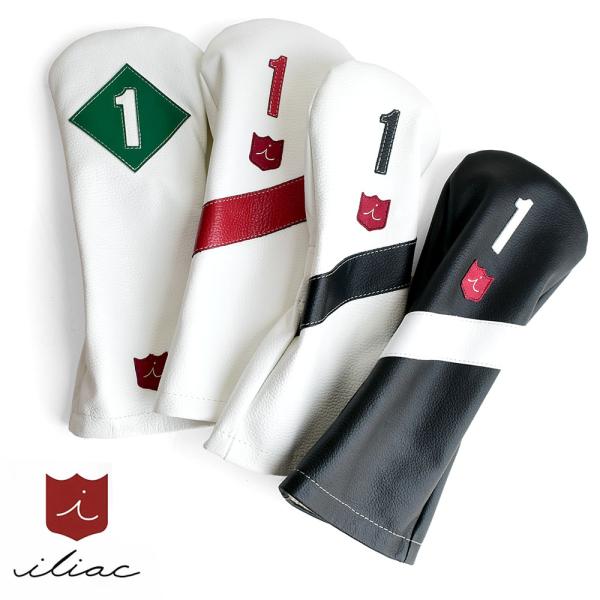 イリアック ゴルフ ヘッドカバー ドライバー用 日本製 姫路レザー iliac golf