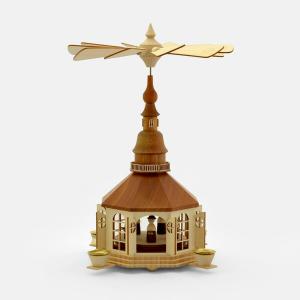 爆買 ザイフェンの八角教会堂 回転するキャンドルスタンド ドイツ製 限定入荷 正規品【送料無料】