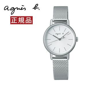 アニエスベー 時計 レディース agnes b. 腕時計 27mm FCSK899 メッシュ ホワイトシルバー 国内正規品｜nuts