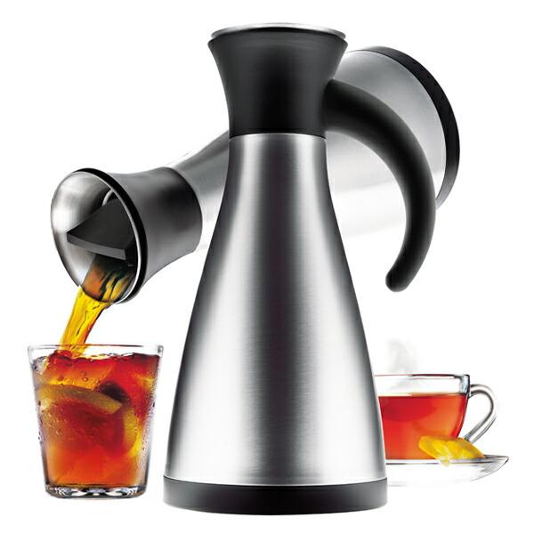 エバソロ evasolo 電気を使わない保温ジャグ 保温ポット シルバー 502930 正規品