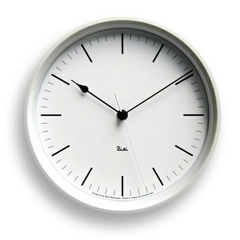 【ご用命後お届け予定をご回答】RIKI STEEL CLOCK 電波クロック スチールSサイズ  ホ...