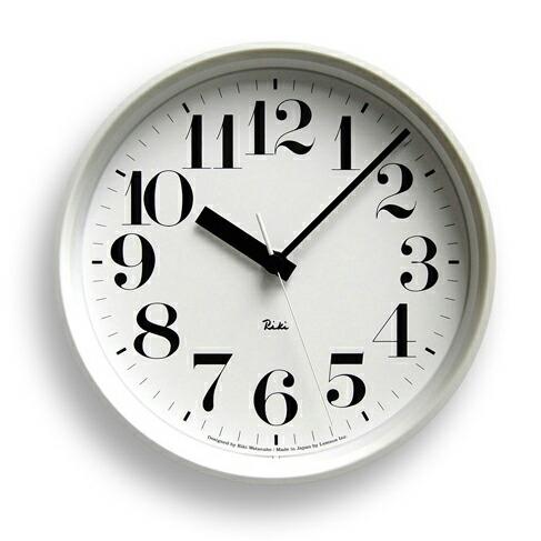 【ご用命後お届け予定をご回答】RIKI STEEL CLOCK 電波クロック スチールSサイズ  ホ...