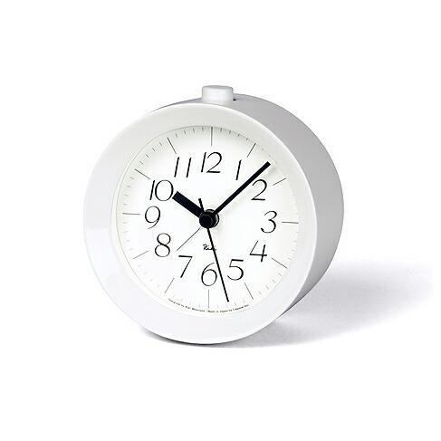 【ご用命後お届け予定をご回答】RIKI ALARM CLOCK WR09-14WH ホワイト光沢仕上...