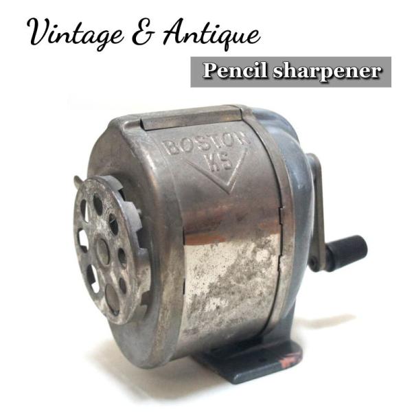 【送料無料】鉛筆削り U.S.A 米国 1950s スチール文具 鉄 オールド ビンテージ アンティ...