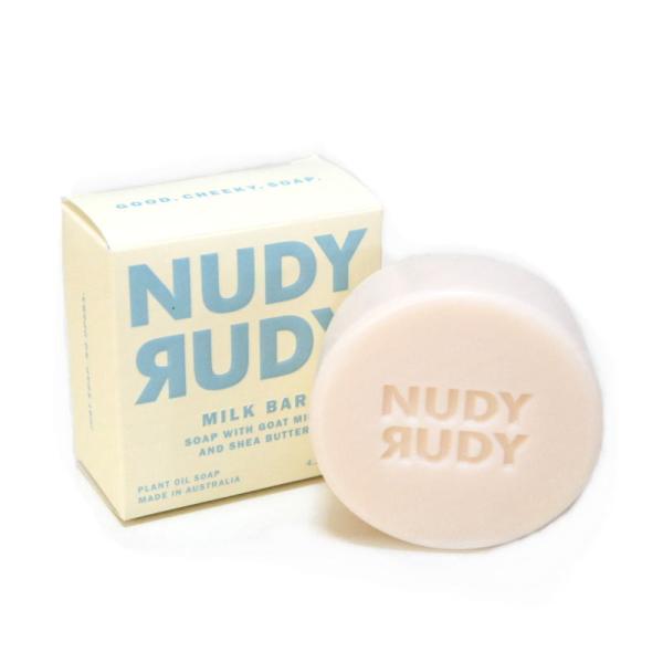 【送料無料】オーストラリア製 NUDY RUDY MILK BAR プラントオイルソープ 120g ...