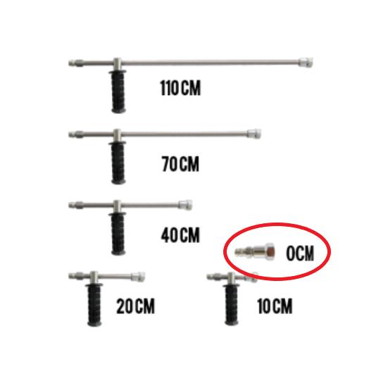 【ノズルなし】洗浄機用 ランス LC-0 全長約6cm ワンタッチカプラ 精和産業 メーカー直送 備...