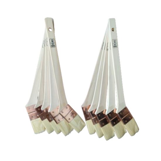 10本 筋違目地刷毛 10号 30mm 特価メジ刷毛 無印 10号 山羊毛  好川産業 ななめ 全国...