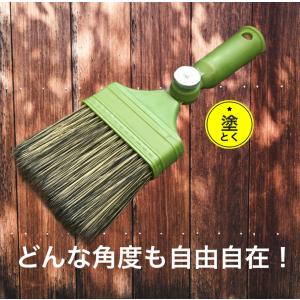 薬剤塗布,掃除にも　自在　ハケブラシ　ラスター　75ｍｍ　単品,スチール製つぎ柄約60ｃｍセット