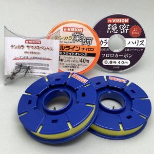 テンカラ　セット n-VISION テンカラレベルライン仕掛セット/ナイロン 業師 オレンジ6号