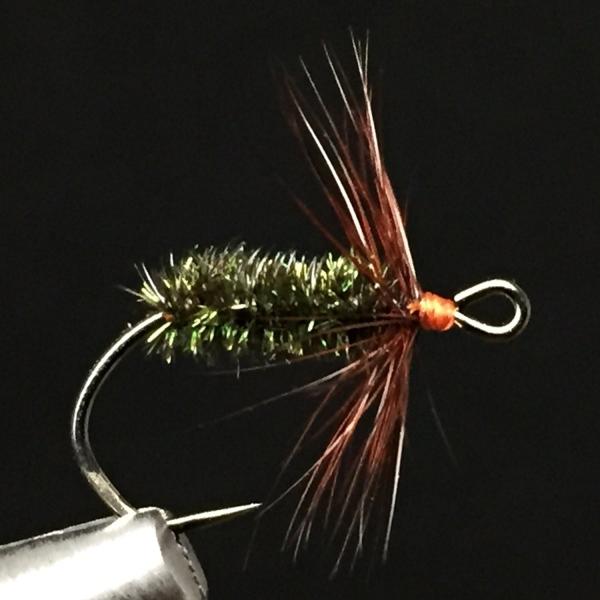 n-VISION テンカラ毛鉤 ピーコック・ラージアイ 2色4本セット 老眼の方にもおすすめ