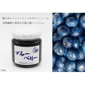 ブルーベリージャム（Ｓ）180g　てんさい糖使用 白砂糖不使用 ペクチン無添加 保存料無添加 酸味料...