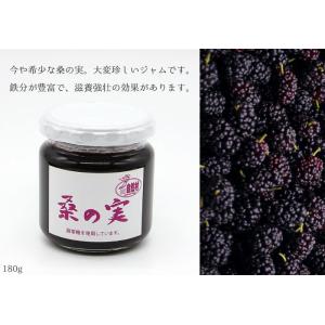 桑の実ジャム　180g　てんさい糖使用 白砂糖不使用 ペクチン無添加 保存料無添加 酸味料無添加 マ...