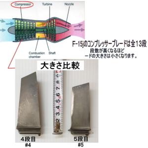航空自衛隊機 F-15j 実物 オールチタン ...の詳細画像5