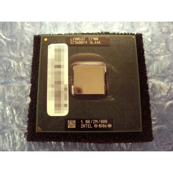 中古CPUモバイル用 Core2Duo T7100 1.8GHz/2M/800MHz Socket ...