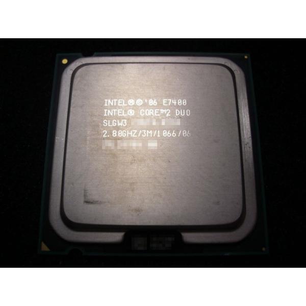 中古CPU Core2Duo E7400(2.8GHz)/3M/1066/06 LGA775 SLG...