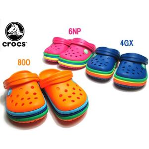 クロックス CROCS cb rainbow band clog k サンダル キッズ 靴