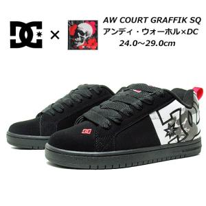 ディーシーシューズ DC SHOES DM221118 AW COURT GRAFFIK SQ アンディ・ウォーホル×DC スニーカー メンズ 靴