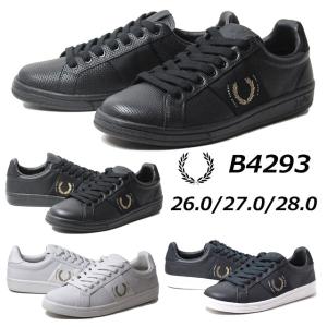 フレッドペリー FRED PERRY B4293 B721 Pique Emboss Lea/Branding スニーカー メンズ 靴｜nws