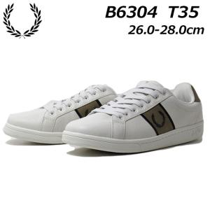 フレッドペリー FRED PERRY B6304 B721 Leather/Branded Webbing レザースニーカー メンズ 靴｜nws