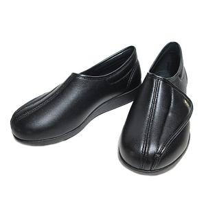 アサヒシューズ 快歩主義 M900 面ファスナーシューズ　ブラックスムース メンズ　靴