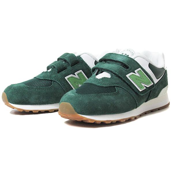 ニューバランス new balance PV574 CO1 GREEN ベルクロシューズ ライフスタ...