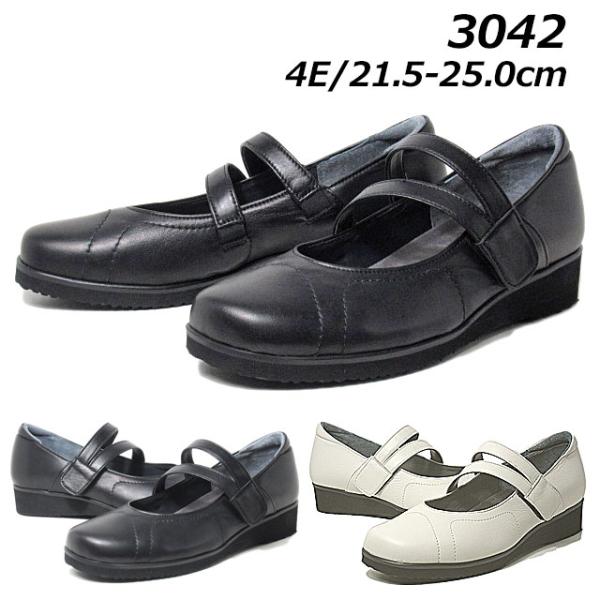 プットプット PUT PUT 3042 ワイズ4E ストラップコンフォート レディース 靴