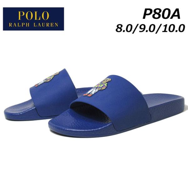 ポロラルフローレン POLO RALPH LAUREN P80A ポロスライド メンズ 靴