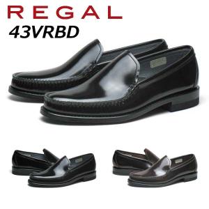 リーガル REGAL メンズビジネス ヴァンプ スリッポン 43VR BD 革底 つま先ゴム｜SHOES WANヤフー店