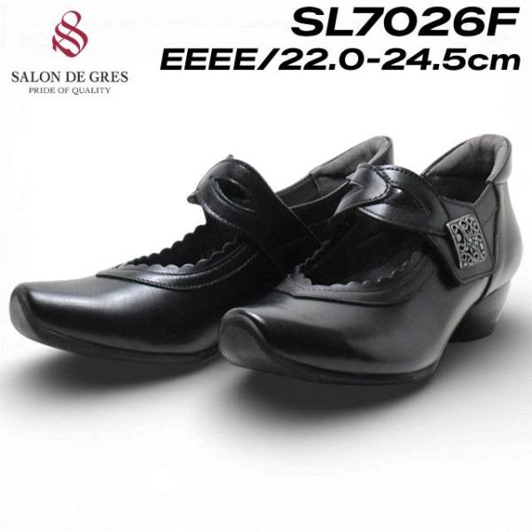 サロンドグレー SALON DE GRES SL7026F 4E ベルトデザイン パンプス レディー...