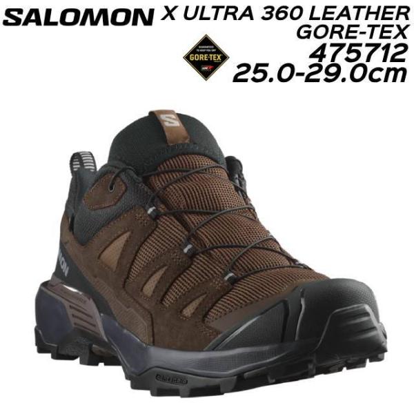 サロモン SALOMON 475712 X ULTRA 360 LEATHER GORE-TEX 男...