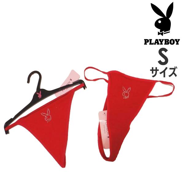 福袋 PLAY BOY プレイボーイ レディース 下着 レッド 赤 Tバック パンツ ショーツ 2点...