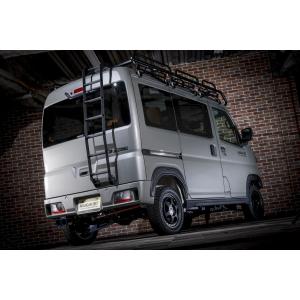 ハイゼットカーゴリヤラダーrocky ハイルーフ 軽バン用ハシゴ sk-11 ハイゼットカーゴリヤラダーrocky ハイルーフ 軽バン用ハシゴ sk-11