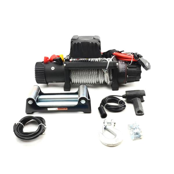 ジープ ラングラー JK 電動 スチール ウインチ 12000lbs (5443kg) オフロード ...