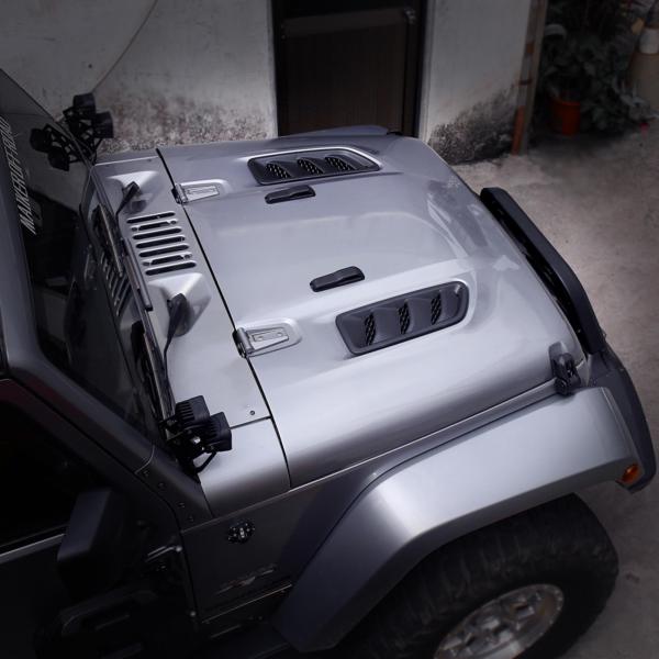 ラングラー JK ボンネット JL風 JLスタイル フード ジープ JEEP WRANGLER JK...