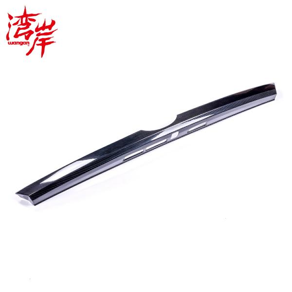 トランクトリムストリップ カーボン WRX VB系 VBH S4  エンブレム 綾織カーボン 外装 ...