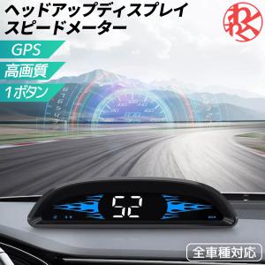 ヘッドアップディスプレイ スピードメーター GPS