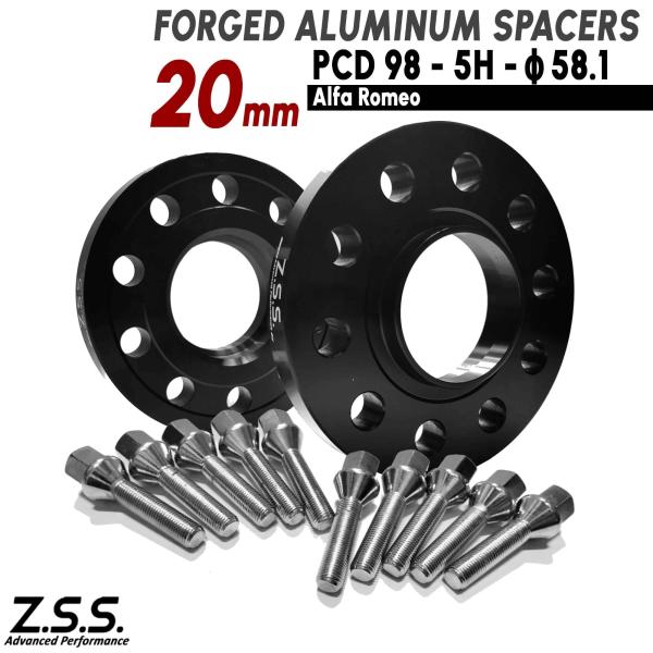 Z.S.S. AP アルファロメオ ALFA ROMEO GT 147 4C 厚み20mm PCD9...