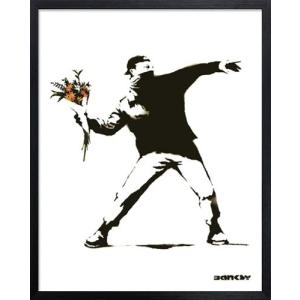 アートパネル Banksy バンクシー Panda with Guns パンダ 銃 ピストル
