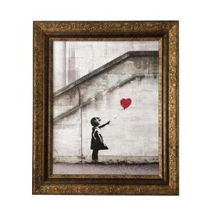 バンクシー アートフレーム Banksy Love is in the Bin  Limited Edition　ストリートアーティスト  アートポスター  インテリア　おしゃれ  海外｜ny-style