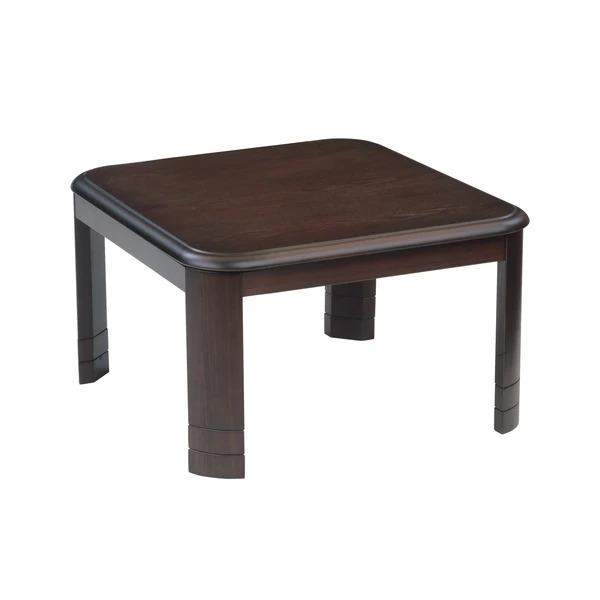 こたつテーブル 正方形 80cm 木製 3段階調節可能 天然木 タモ突板 4人用 四角 シンプル お...