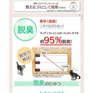 猫砂 木 猫トイレ 燃えるゴミ 脱臭 抗菌 固...の詳細画像5