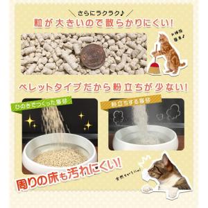 猫砂 ひのき 飛び散り 防止 ペレットトイレに...の詳細画像3