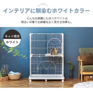 猫 ケージ 猫ゲージ 猫ケージ 大型 3段 お...の詳細画像1