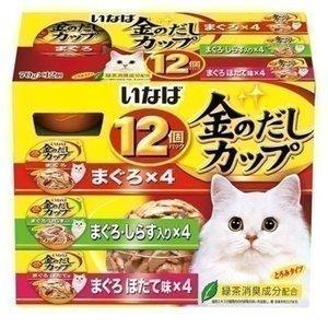 いなばペットフード 金のだしカップ まぐろバラエティ 70g...