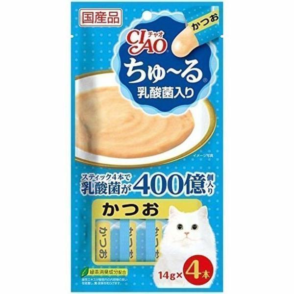 猫　フード　おやつ　ちゅーる乳酸菌かつお いなばペットフード (D)　キャットフード