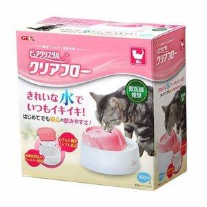 ★給水機 ペット用 猫用 水 ペット用品 飲み水 ペット用給水機 給水ボトル 水飲み 水飲み器 給水器 犬 水飲み機 フィルター式 ジェックス GEX ピュアクリスタル