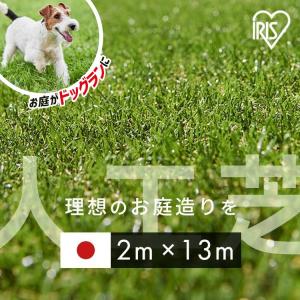 人工芝 幅2m ロール 2m×13m 芝丈30mm ペット リアル人工芝 芝生 国産 芝生マット 人工芝マット 人工芝生 芝生 庭 犬 ドッグラン アイリスオーヤマ