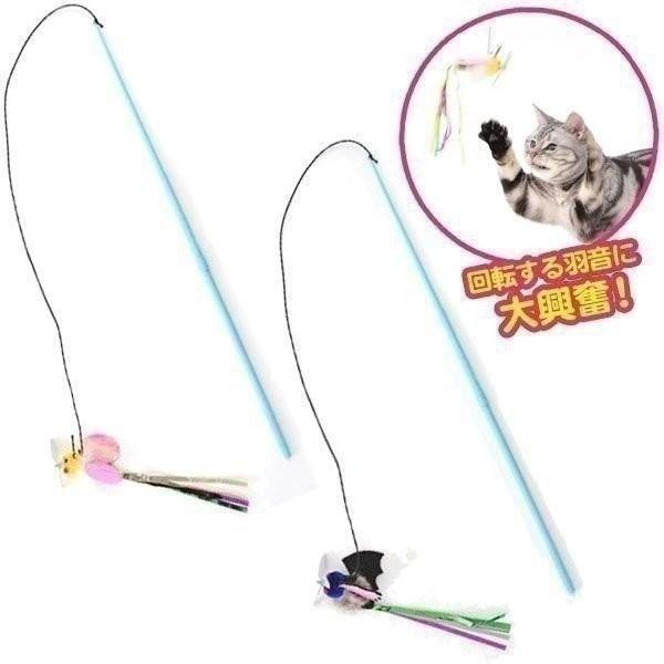 猫 おもちゃ ペティオ ぷろぺらじゃらし ミツバチ・コウモリ