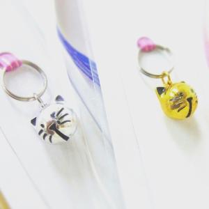 ネコ ねこ キャット 首輪 チャーム 鈴 すず 猫顔 シルバー