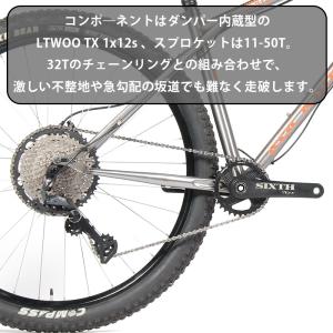 クロモリ ハードテイル マウンテンバイク RO...の詳細画像5